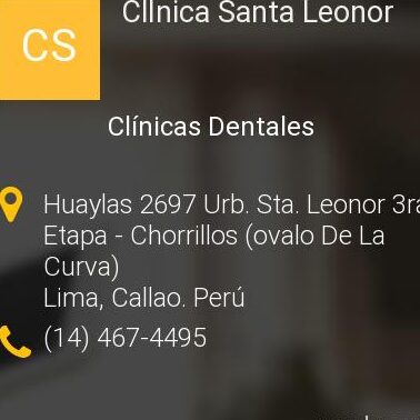 clinica santa leonor chorrillos